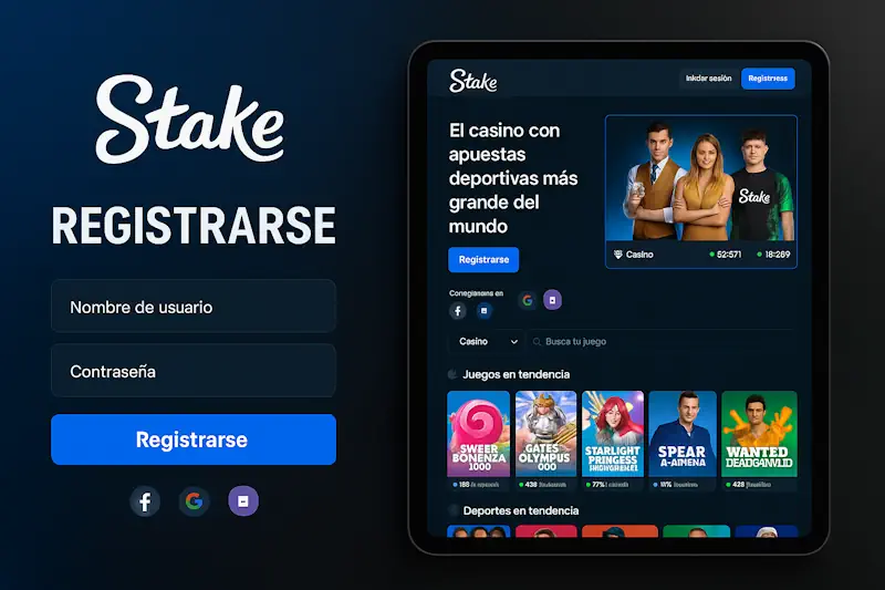 Iniciar sesión en Stake con seguridad