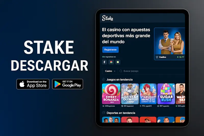 Stake app para jugar desde el móvil